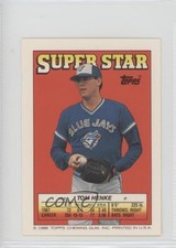 1988 Topps Super Star Sticker Back Cards Tom Henke Ozzie Virgil ( 36) #64 0q3