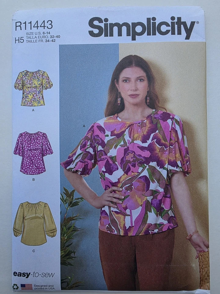 Sewing Patterns Lot-Women's Shirts-Simplicity Patterns-Butterick Sewing Patterns - Image 3 of 4