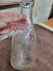 Vintage Fremont Ohio Havenshire Farms Glass Milk Bottle Embossed Letters OLD