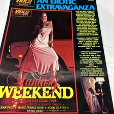 Fantasy Weekend Cheri Amour 1980’s Promo AD SLICK