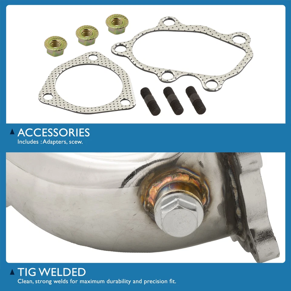 For 89-98 Nissan 240SX S13 S14 S15 SR20DET Turbo Elbow Header Foto 3 de 4