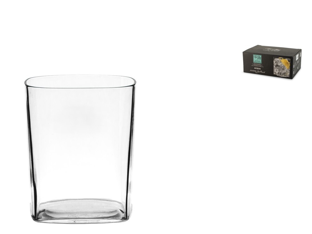 Bormioli Luigi Package Of 6 Topclass Square Glasses Cl. 28.5