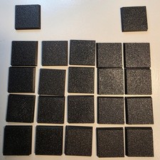 Lot Of 20 2 20mm Square Bases For Warhammer 40k, DnD, DBA, ADLG,RPG Miniatures