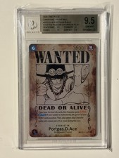 One Piece TCG - OP13-119 Portgas.D.Ace - ERROR WANTED SP - BGS 9.5 GEM MINT ENG