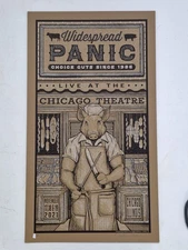 Widespread Panic Poster CHICAGO Kraft VARIANT #/40 OFFICIAL Print WSP 2021 