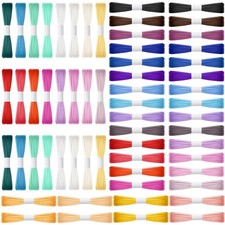 Solid Satin Ribbon Set 1/8 Inch x 6 Yards 30 Colors 60 Rolls 360 Yards
