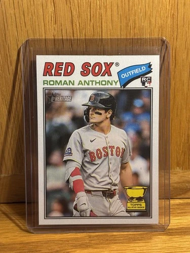 Roman Anthony 2026 Topps Heritage Base RC #86 Boston Red Sox