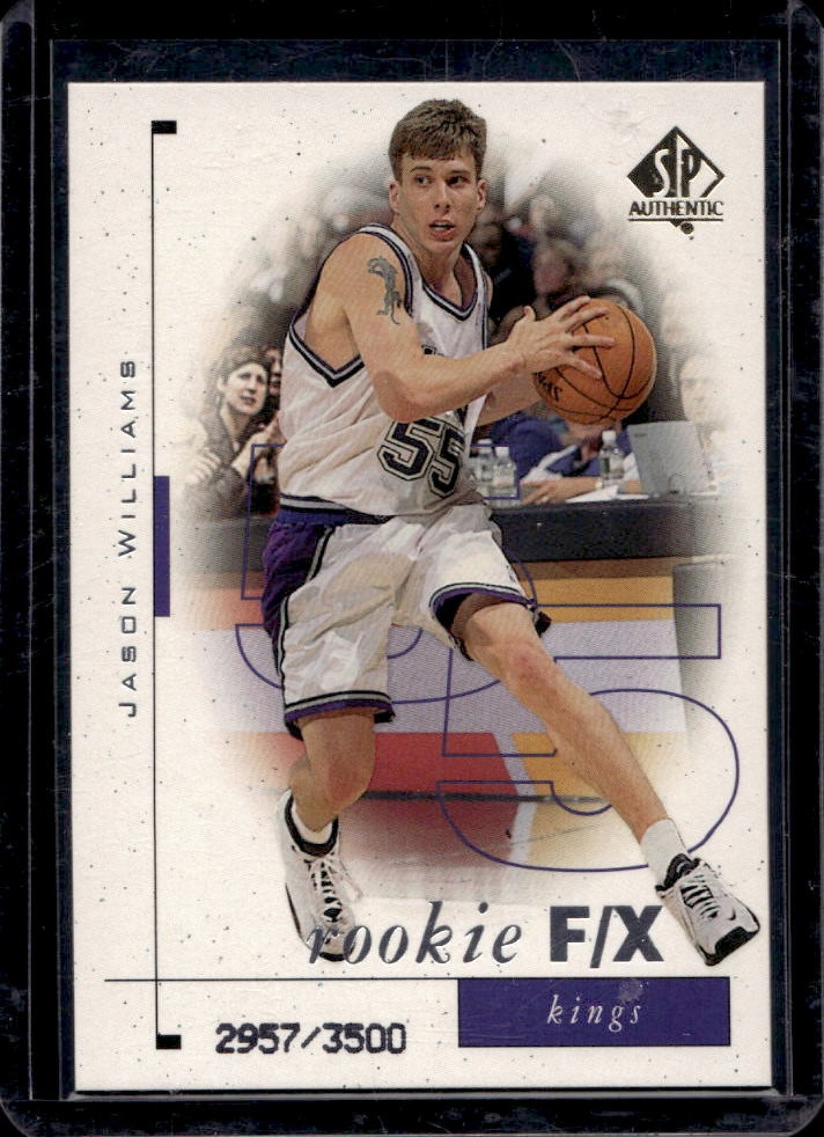 1998-99 SP Authentic Jason Williams Rookie RC #2957/3500 Kings
