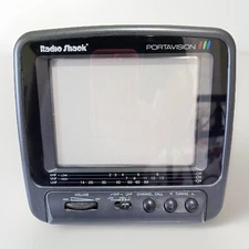 Vintage Radio Shack Portavision 5” Color Tv Gaming CRT TV Read Description