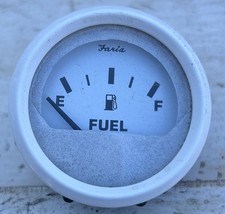 Faria Fuel Gauge White Bezel