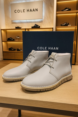 Men's COLE HAAN ZERO GRAND Chukka Rare Color Vapor Gray/Rock Size US 13