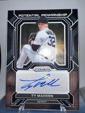 2023 Panini Prizm Baseball Ty Madden Potential Penmanship Autograph AUTO #PP-TM