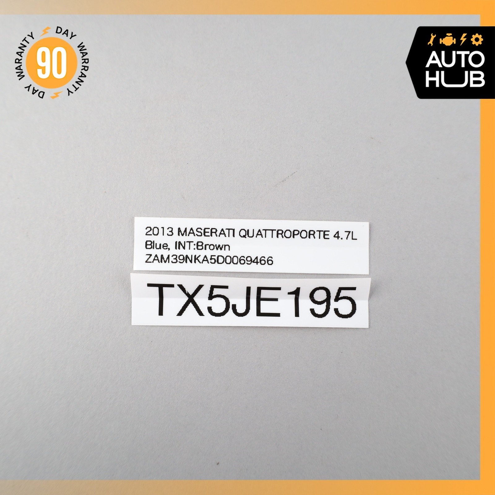 03-13 Maserati Quattroporte M139 Front Left Seat Control Switch 469556 OEM