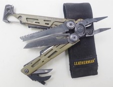 Desert Tan Leatherman Signal Pliers Multi-Tool Pocket Knife -with Shealth