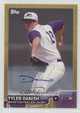 2015 Topps Pro Debut Gold Auto 50/50 Tyler Danish #40 Auto 0c2