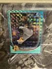Paul Skenes 2025 Bowman Chrome Aqua Geometric Refractor Card #30 Pirates /125