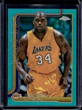 Shaquille O'Neal 2025-26 Topps Chrome #242 Aqua Refractor /299