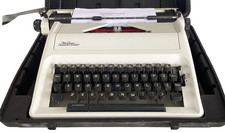 The Vermont Country Store Manual Typewriter Red Black Ribbon + Case Tested thumbnail