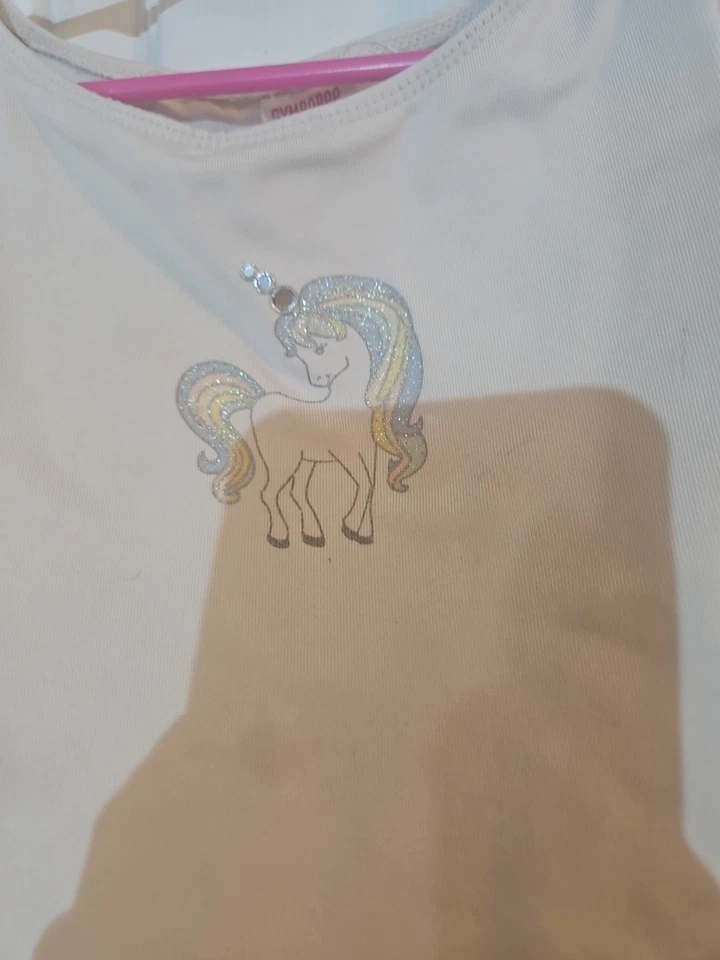 Traje corporal Gymboree para niñas pequeñas con falda de tul talla 3/4 Foto 2 de 4