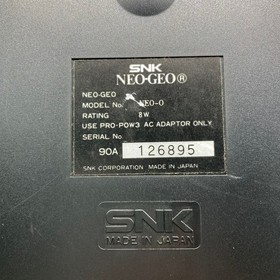 NEO GEO AES Console AES3-5 with box BIOS Socketed s1549M