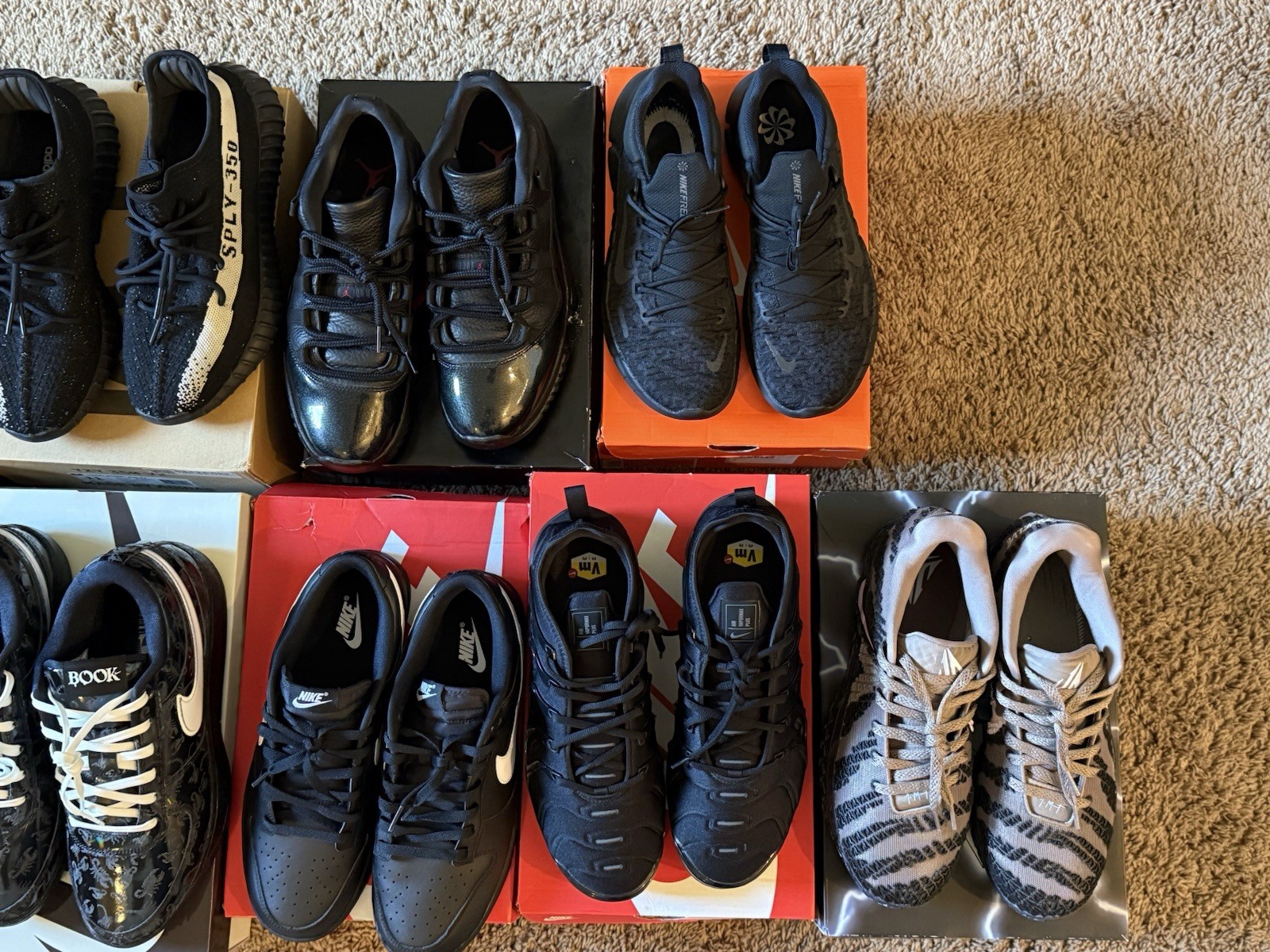 Lot 9 Sneakers Nike Jordan adidas Men's Athletic Shoes Air Jordan Yeezy Boost  thumbnail 11