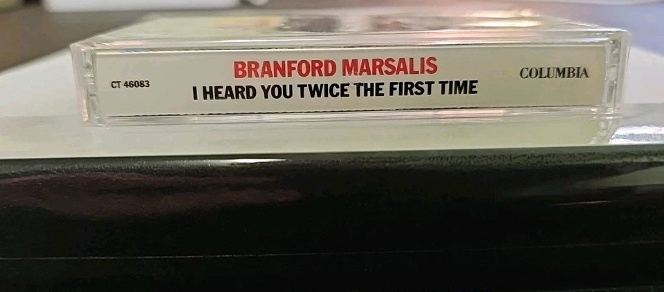 Branford Marsalis - I Heard You Twice The First Time Cassette SEALED Hype Columb - Image 4 of 4