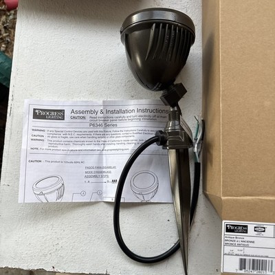 Progress Lighting P6346-2030k antique bronze outdoor light wired