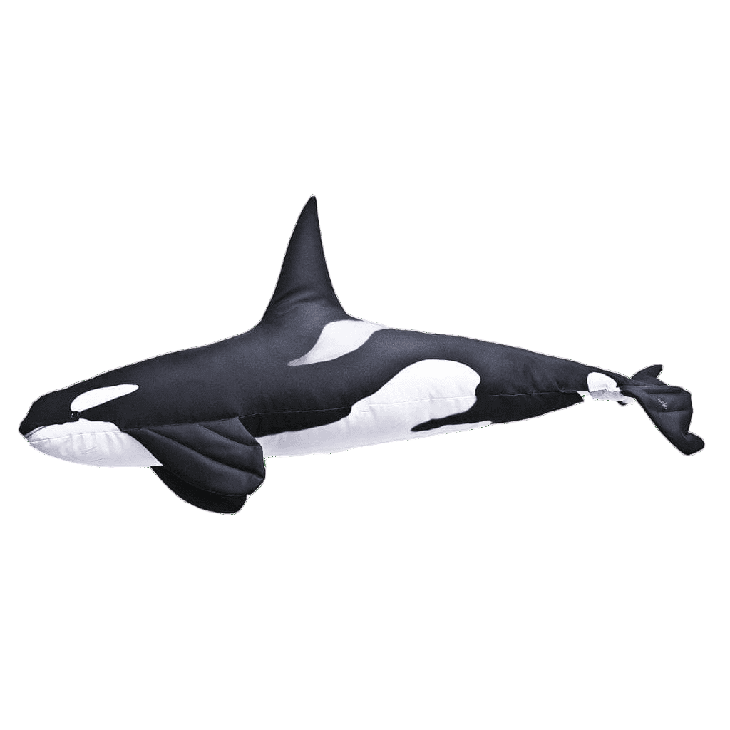 Gaby Fish Pillows Small Killer Whale Seawater Fish Pillow Cushion - 51cm