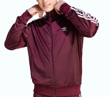 NEW MEN'S ADIDAS ORIGINALS FIREBIRD TREFOIL TRACK JACKET SIZE SMALL IN4683