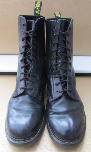 Dr Martens 1490 Airwair 10 Hole Boots UK Size 12 Black Dr Marten - Bild 4 von 15