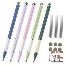 Stylus Pen for Touchscreen,5 PCS 2-in Pink/Purple/Blue/Light Green/Dark Green