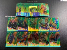 2025 Fleer Ultra Superman Metal Batman Flash Superman Emerald 1-50 Set LOT