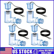 SS2 Condensate Float Switch Clear PVC Overflow Safety Level Sensor for HVAC D...