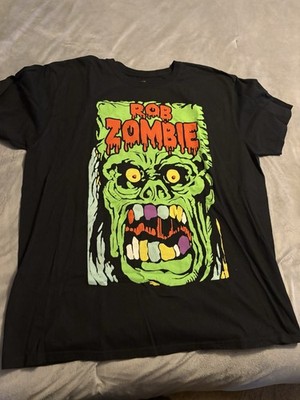 Rob Zombie 2018 Monster Yell Concert Tour Double Sided Horror Shirt 2XL