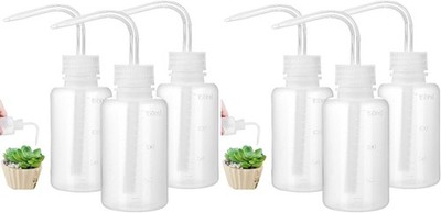 6Pcs 150Ml Lab Wash Bottles Small Squeeze Bottles for Succulent Plant Watering