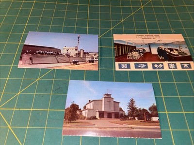 3 Vintage Us Naval Training Center, Bainbridge In Maryland Postcards