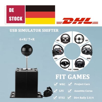 Racing PC USB Simulator Racing Shifter For Logitech G29 G27 G25 G920 T300RS/GT