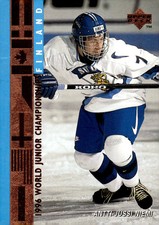1996 Upper Deck Antti-Jussi Niemi #549