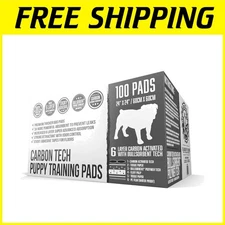 6 Layer Charcoal Dog Wee Pads - 100 Count