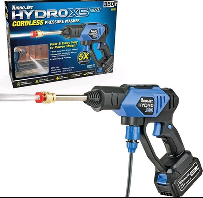 #ad #ad Hydrox5 Pro Portable Cordless Pressure Washer 21V 3000Mah Battery 6 In 1 Nozz $250.00