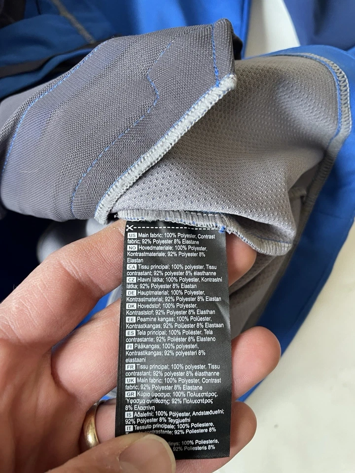 Chaqueta de esquí Bjorn Daehlie Kikut talla grande azul chaqueta de esquí nórdica XC Foto 4 de 4