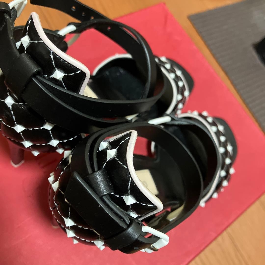 Valentino Garavani Pumps Heel Leather Black/White EU36.5/US6.5 116177c thumbnail 18