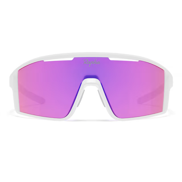 Rapha Sestri Pro Team Full Frame Glasses - White Frame/Pink Blue
