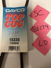 Accessory Drive Belt-GAS Dayco 15330  11A0840 For GMC, Jeep, Ford, Chevy, Suzuki