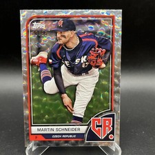 2023 Topps World Baseball Classic Martin Schneider Cracked Ice #/99 Czech