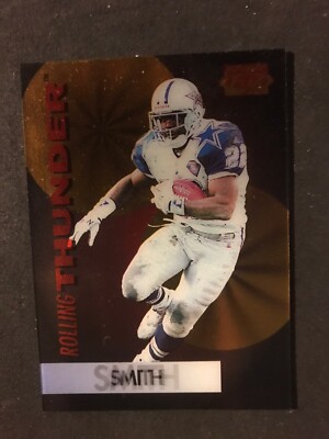 1995 Sportflix Rolling Thunder Emmitt Smith #1 - Dallas Cowboys
