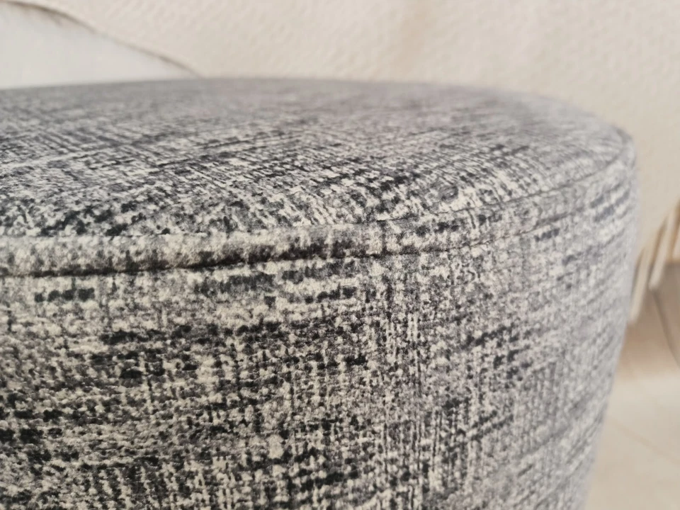 Banco reposapiés, taburete cilíndrico, taburete de cubierta, taburete otomano, taburete de descanso, Foto 3 de 4