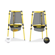 Kan Jam Ultimate Disc Golf Set with 1 Disc Golf Discs and 2 Disc Golf Basket ...