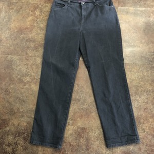 Gloria-Vanderbilt-Amanda-Jeans-16-Average-Black-Denim-Flat-Front