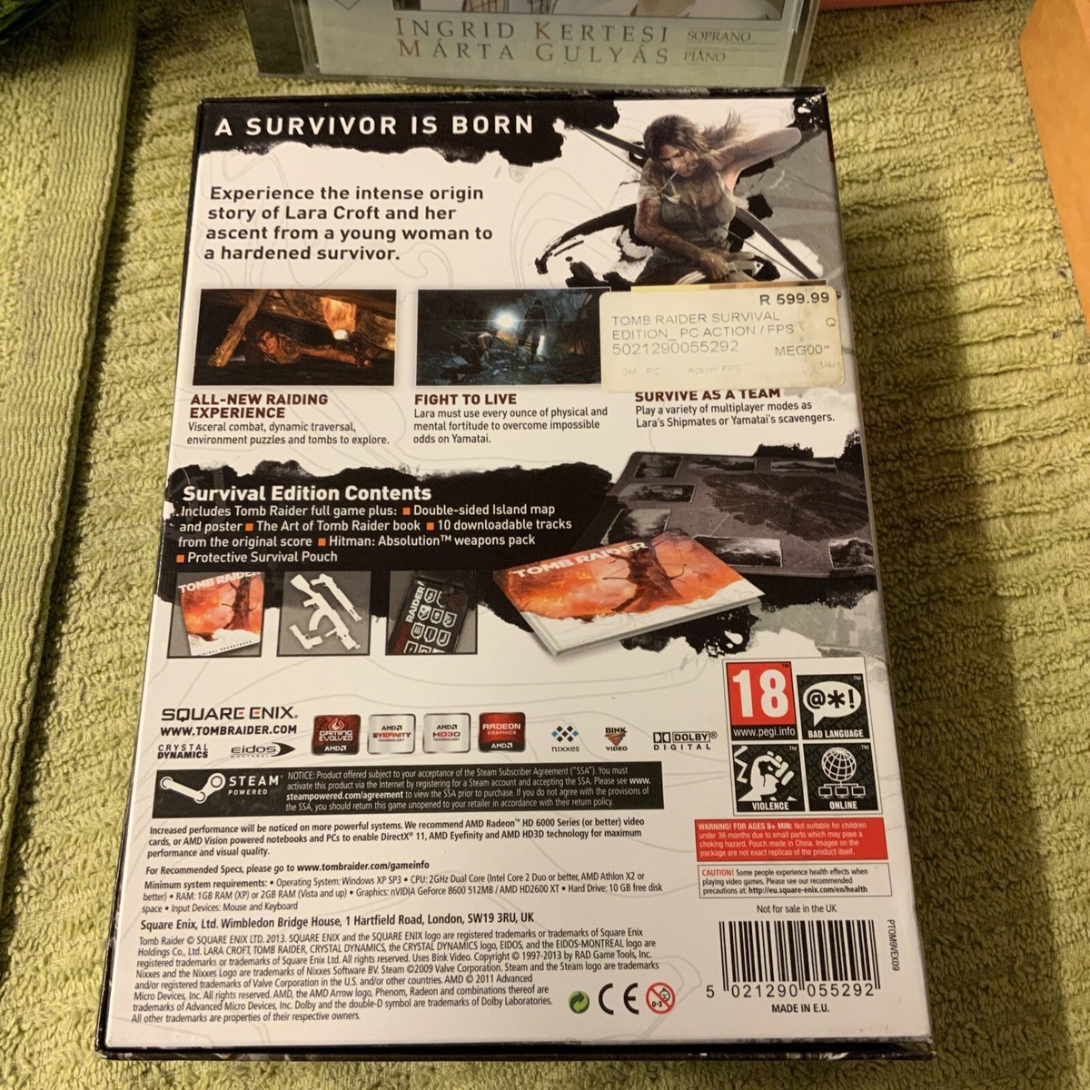 Tomb Raider 2013 Survival Edition PC DVD ROM complete | eBay
